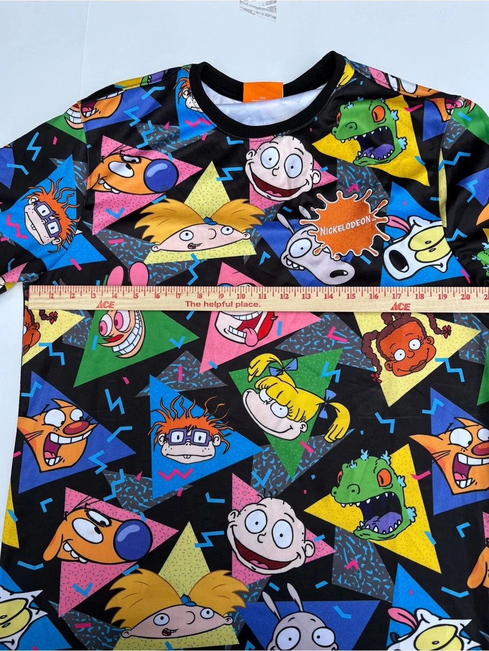 Nickelodeon Black Multicolor Rugrats & 90s Cartoon Graphic Tee - Picture 4 of 9